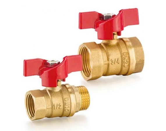 Van khoá nước hai đầu ren trong phi 21