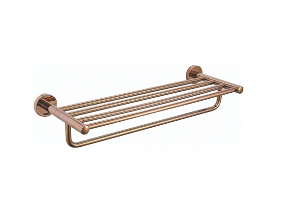 Giá treo khăn tắm màu vàng hồng Basic BP-70912RG