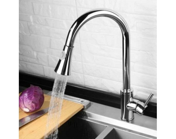 Vòi rửa bát nóng lạnh rút dây Bancoot BCR04B