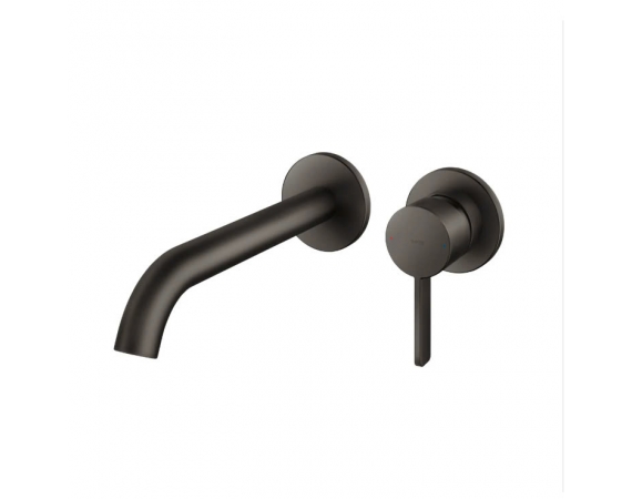 Vòi chậu gắn tường màu đen TOTO TLG11308BA - đầu vòi dài 236.2 mm