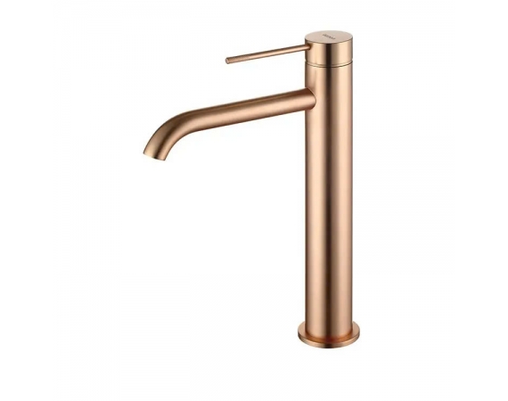 Vòi chậu lavabo nóng lạnh màu vàng hồng HD8964GR