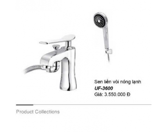 Sen tắm liền vòi nóng lạnh UF-3600