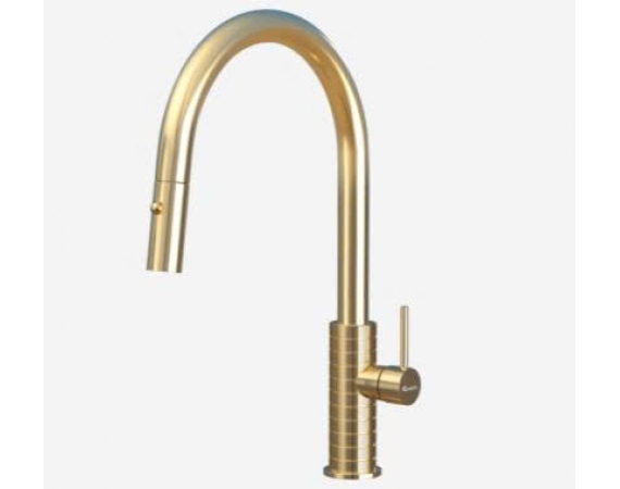 Vòi rửa bát dây rút KONOX Venice Gold