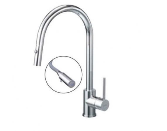 Vòi rửa bát dây rút lạnh Caesar K079C