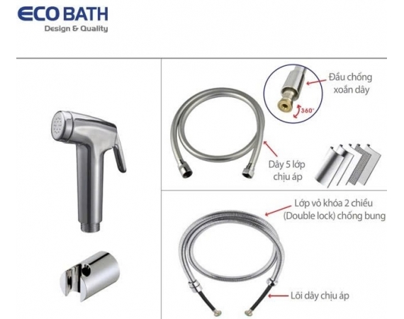 Vòi xịt EcoBath EC001