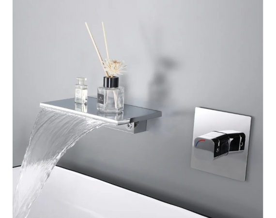 Vòi chậu lavabo âm tường mạ crom HD3236W