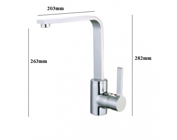 Vòi rửa bát nóng lạnh Caesar K665C