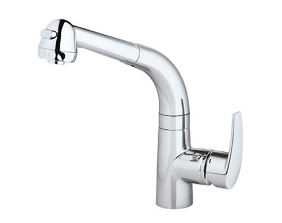 Vòi rửa bát nóng lạnh dây rút Sobisung YJ-4535