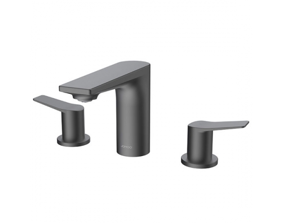Vòi rửa lavabo màu đenJomoo P22067-646/HBS-Z gắn bàn 