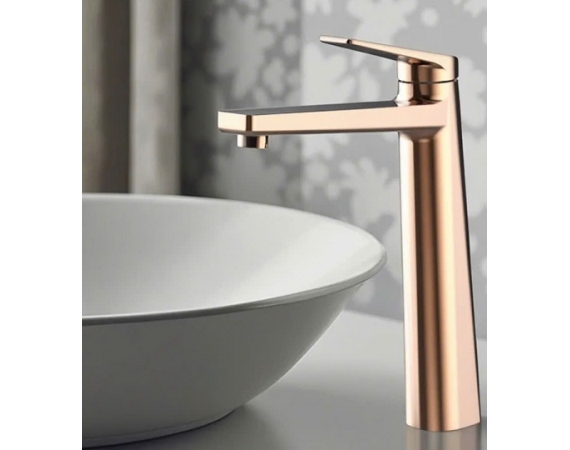 Vòi rửa mặt màu vàng hồng HD639G