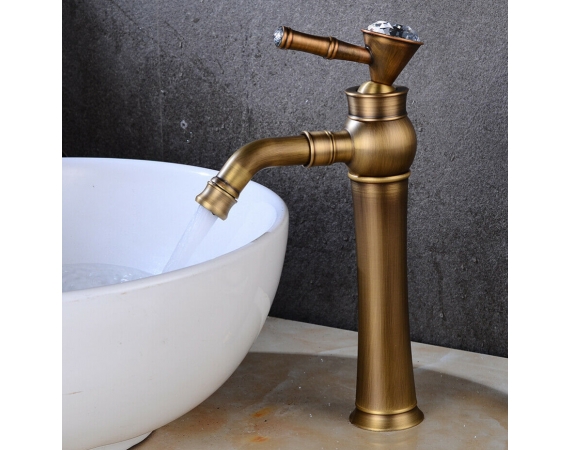Vòi chậu lavabo mạ màu đồng HD3004