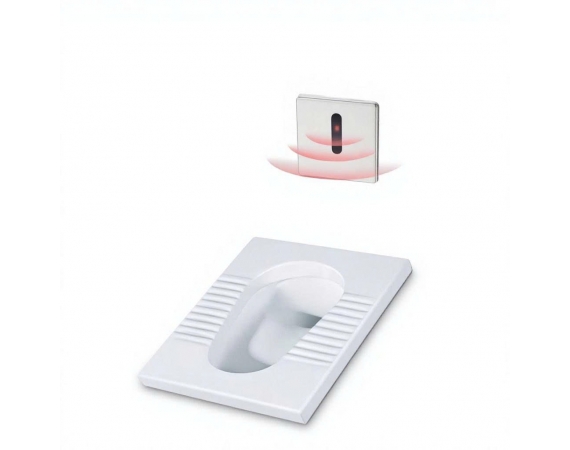 Xí xổm kèm van xả cảm ứng 608S