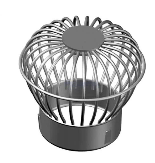 Cầu chắn rác nan sọc có vành inox 304 ống D200